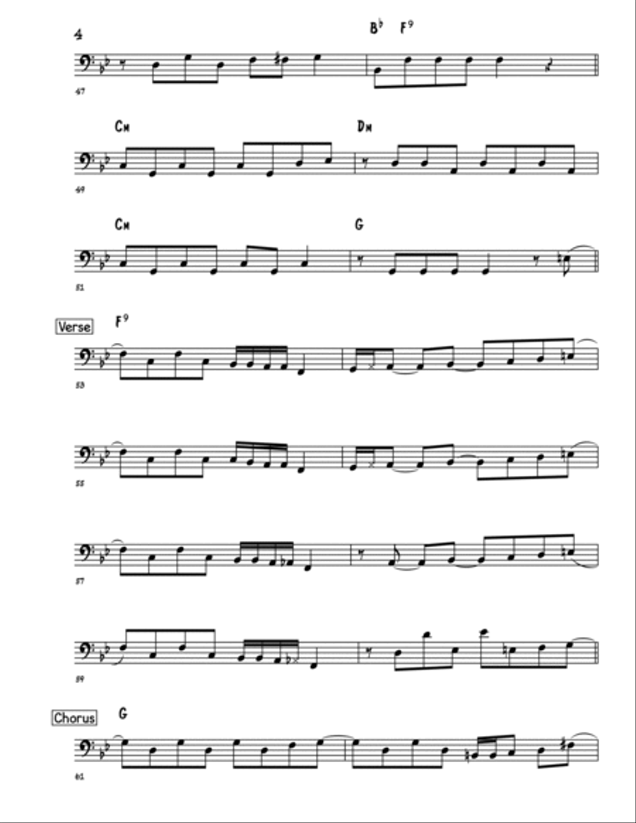 Just Enough And Too Much Bass Guitar scores gallery preview page 4