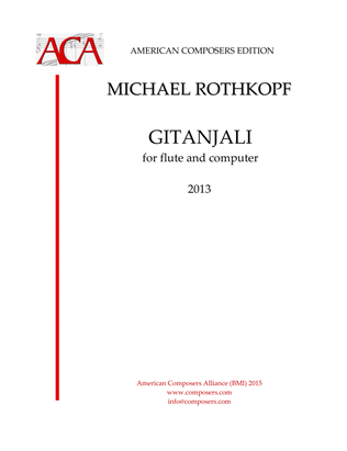 Book cover for [Rothkopf] Gitanjali