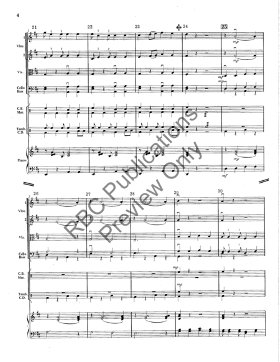 Samba Del Coco String Orchestra scores gallery preview page 5