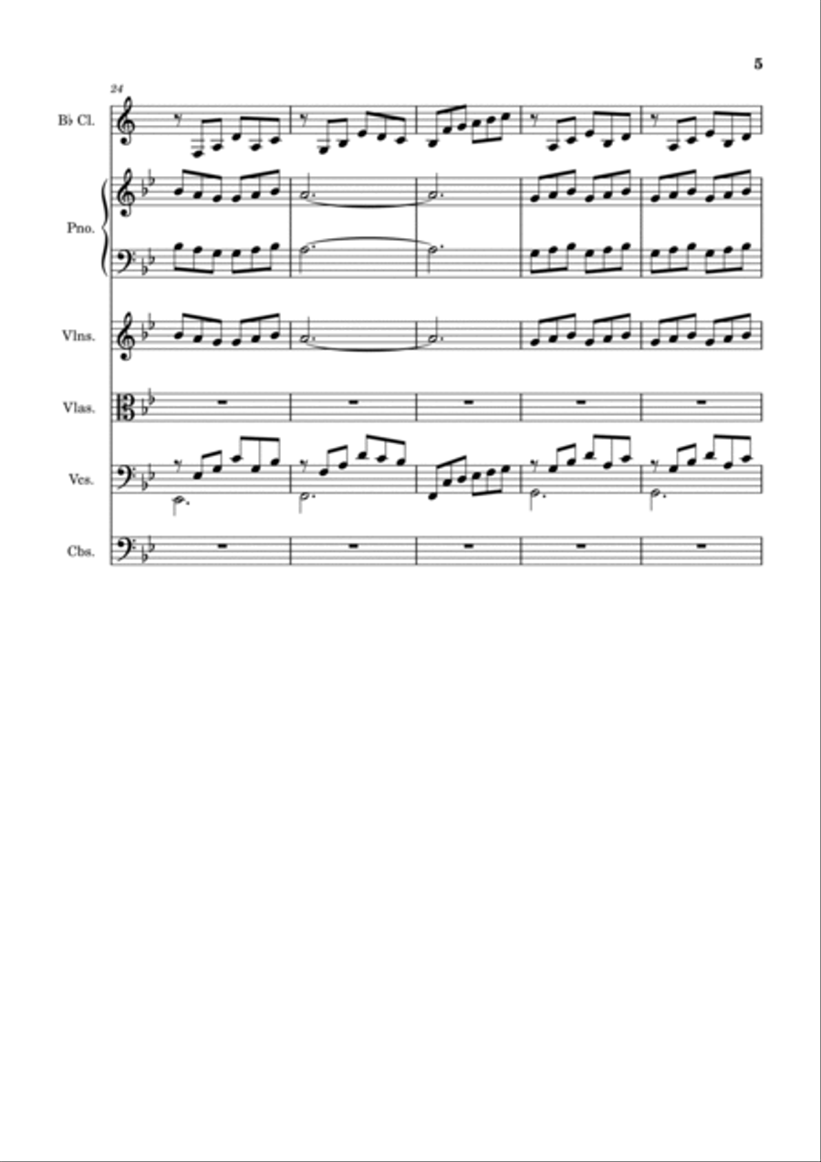 Waiting Chamber Orchestra scores gallery preview page 6