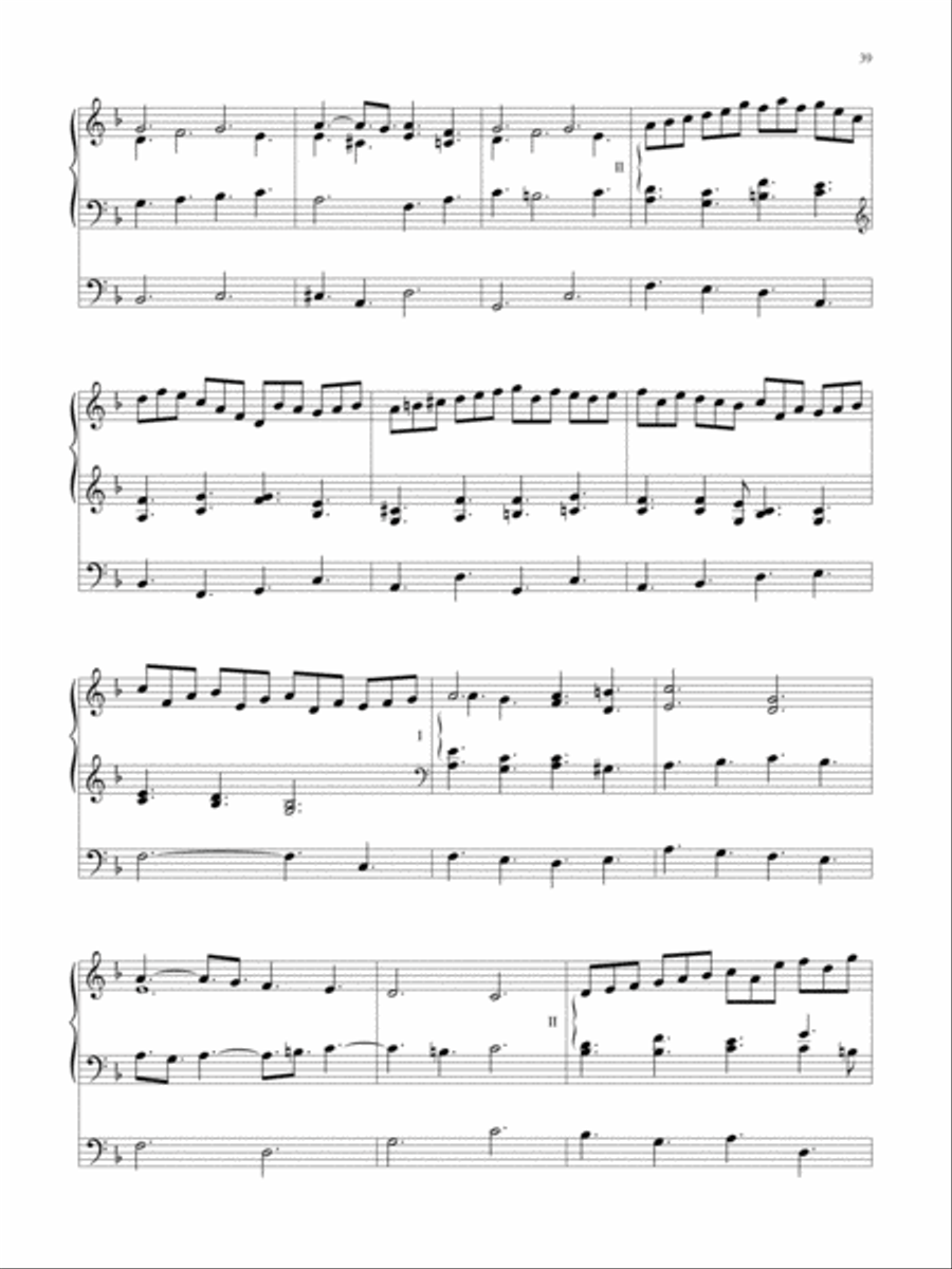 Treasures Old and New: Hymn Preludes for Organ Organ Solo scores gallery preview page 19