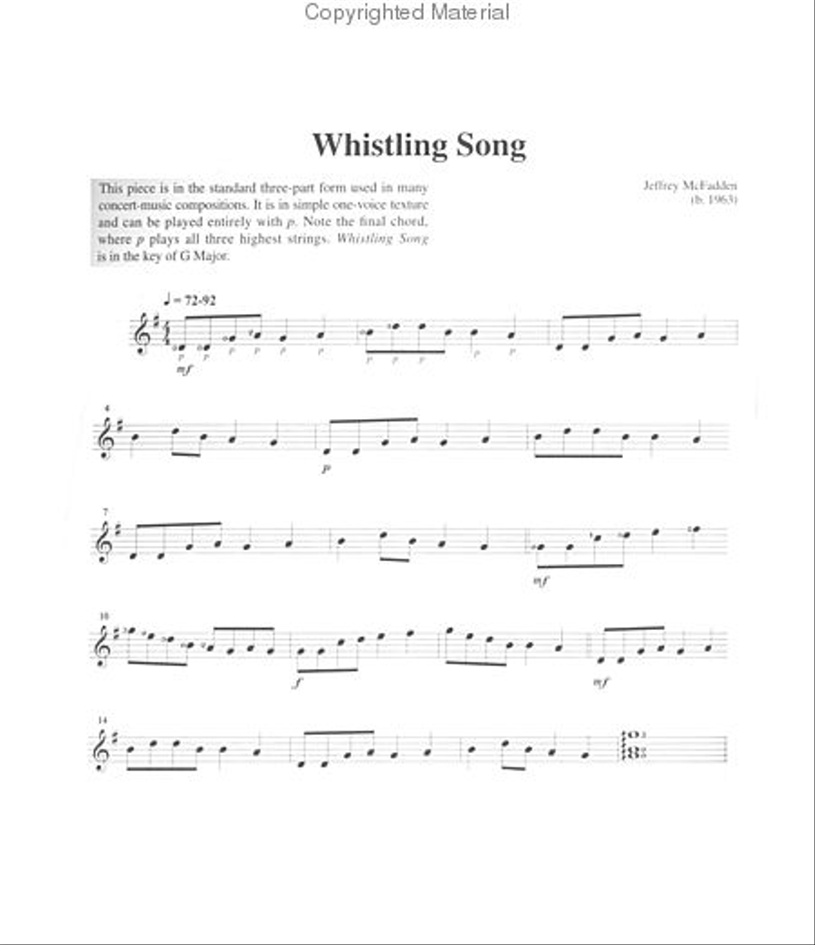 Graduated Repertoire for the Classical Guitarist, Book 1 Acoustic Guitar scores gallery preview page 2