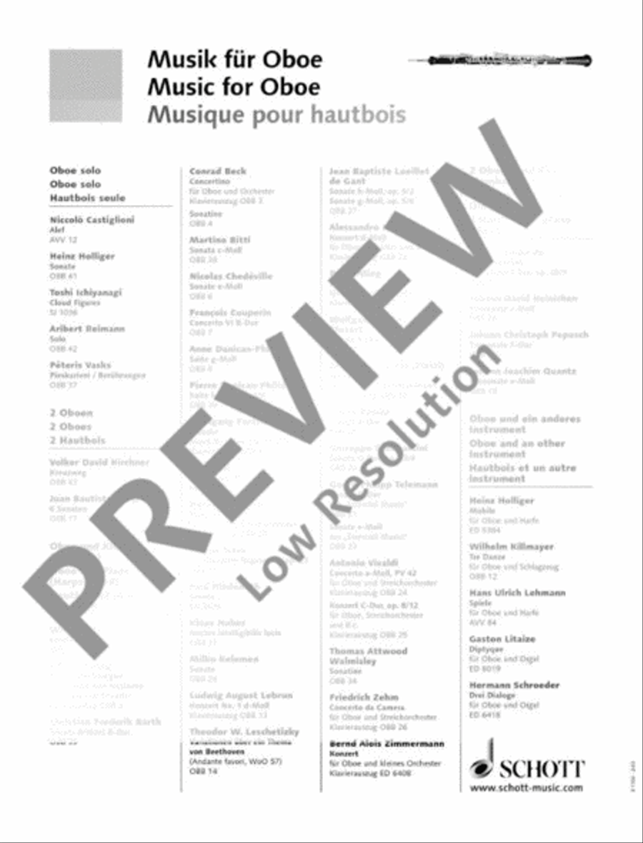 Three Dialogues Oboe scores gallery preview page 14