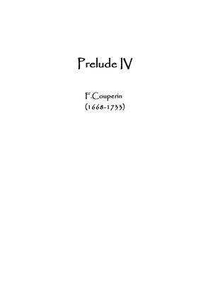 Prelude IV by F. Couperin