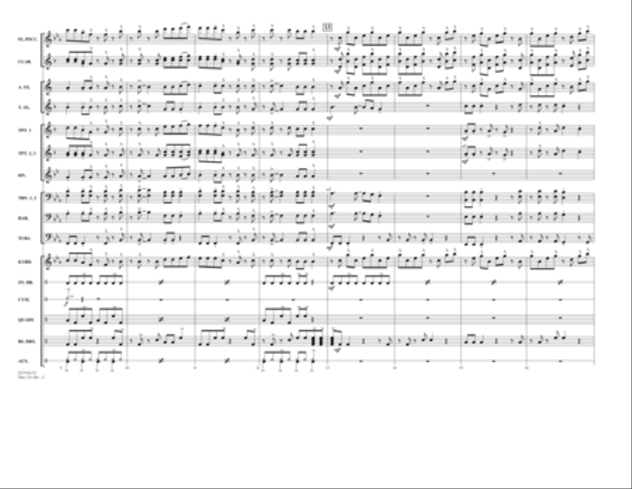 Take On Me - Full Score Take On Me - Full Score Marching Band scores gallery preview page 2