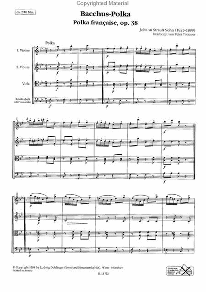 Bacchus-Polka op. 38