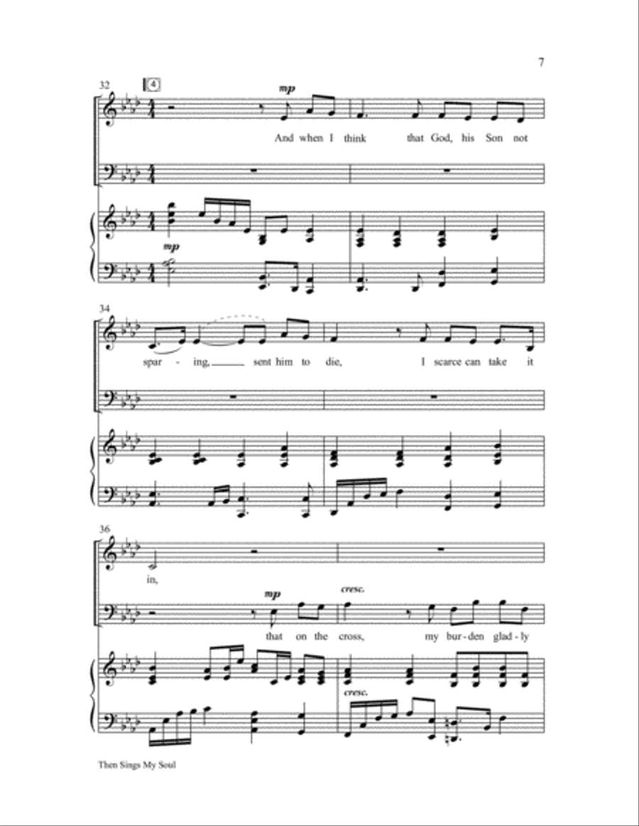 Then Sings My Soul (How Great Thou Art) Then Sings My Soul (How Great Thou Art) 2-Part scores gallery preview page 8