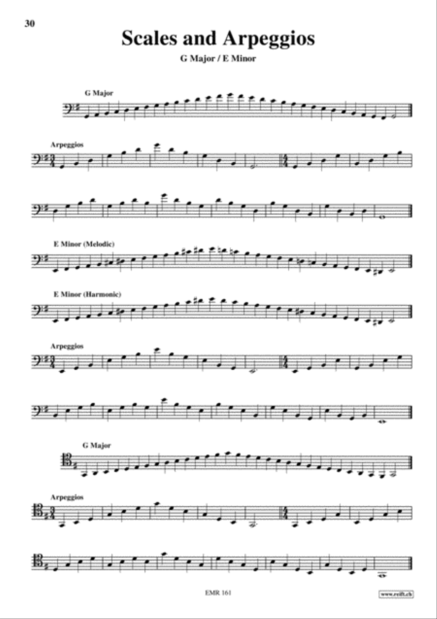 Studies in all Clefs Trombone Solo scores gallery preview page 15