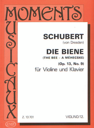 Book cover for Die Biene (The Bee). Op. 13 No. 9