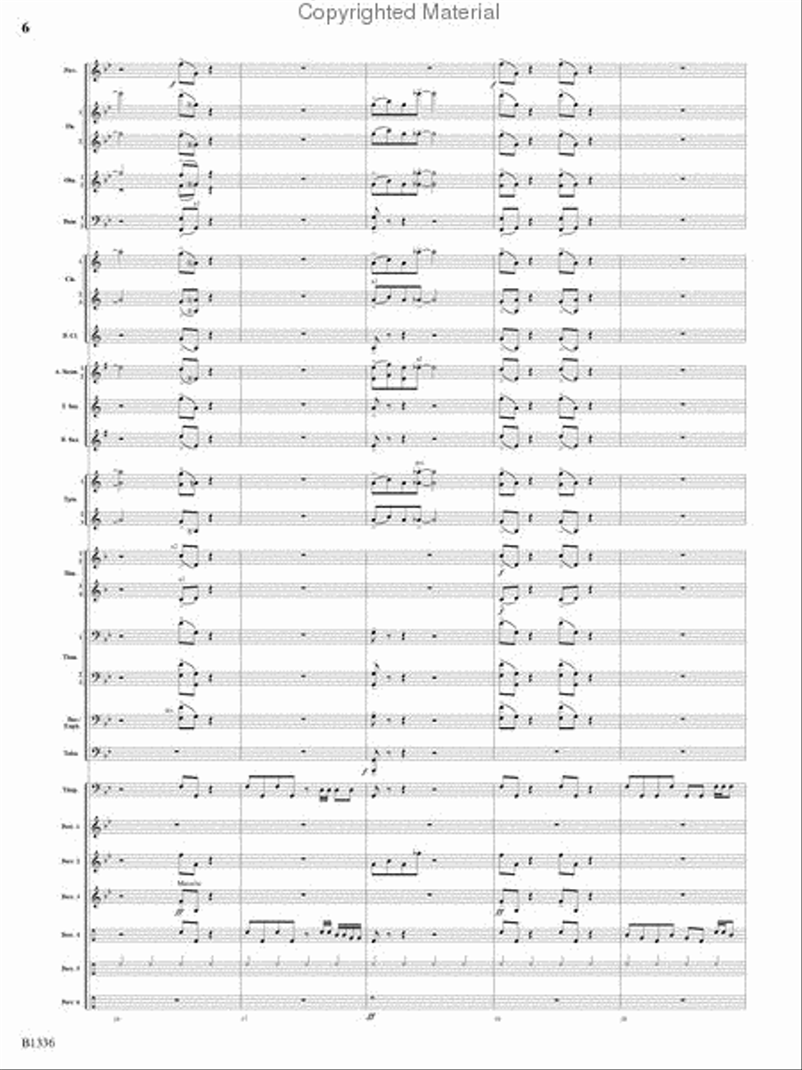 Dreams and Proclamations Concert Band scores gallery preview page 5