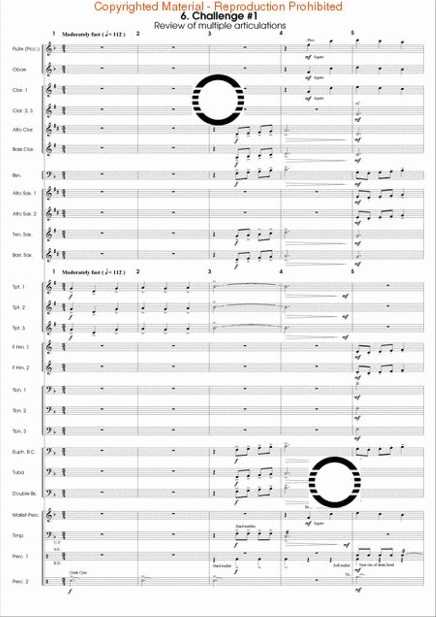 Articulation Studies Articulation Studies Concert Band scores gallery preview page 13