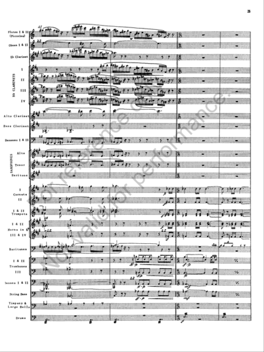 The Golden Legend Concert Band scores gallery preview page 20