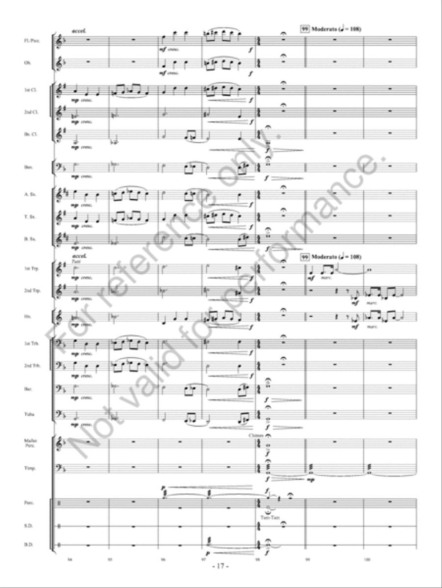 Fate of the Gods Fate of the Gods Concert Band scores gallery preview page 18