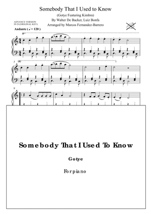 Book cover for Somebody That I Used To Know