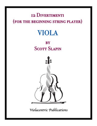 Book cover for 12 Divertimenti for Viola