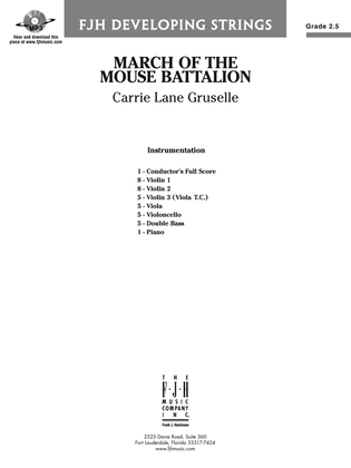 March of the Mouse Battalion: Score