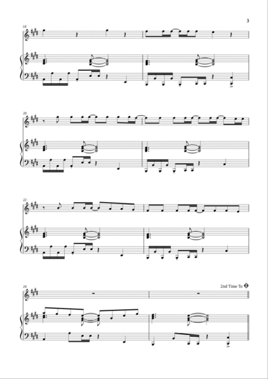 Anti-hero Piano scores gallery preview page 3