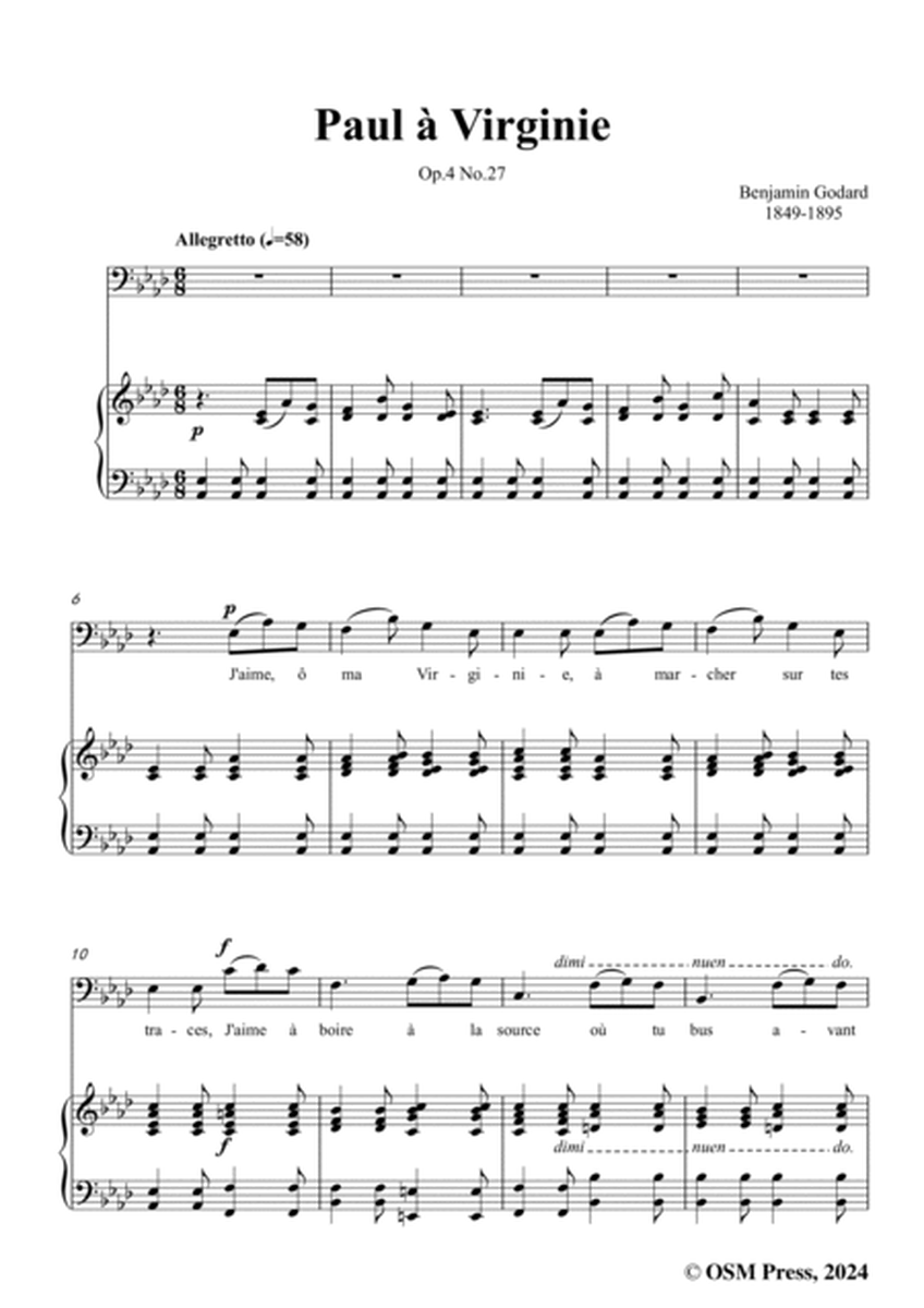 B. Godard-Paul à Virginie,Op.4 No.27,in A flat Major