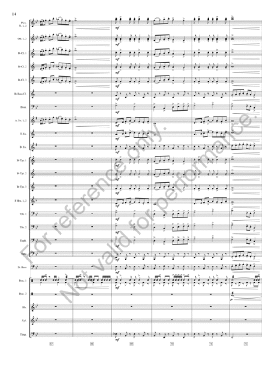 On The Shore of Baffin Bay Concert Band scores gallery preview page 15