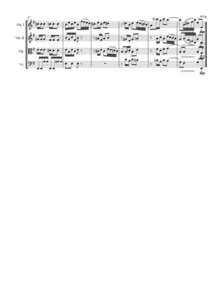 The Nutcracker Suite - 3. Dance of the Sugar-Plum Fairy (for String Quartet) image number null