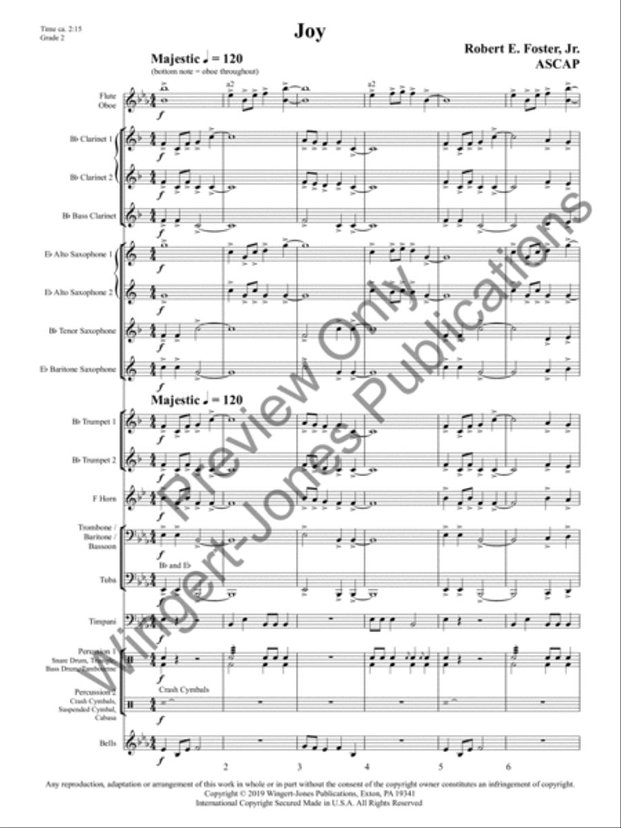Joy Concert Band scores gallery preview page 5
