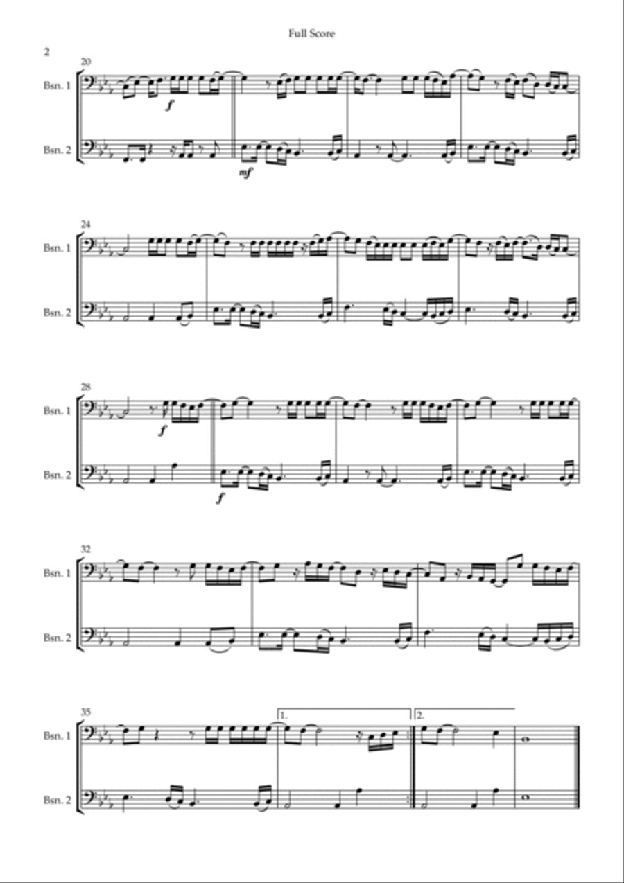 Mirrors Woodwind Duet scores gallery preview page 2