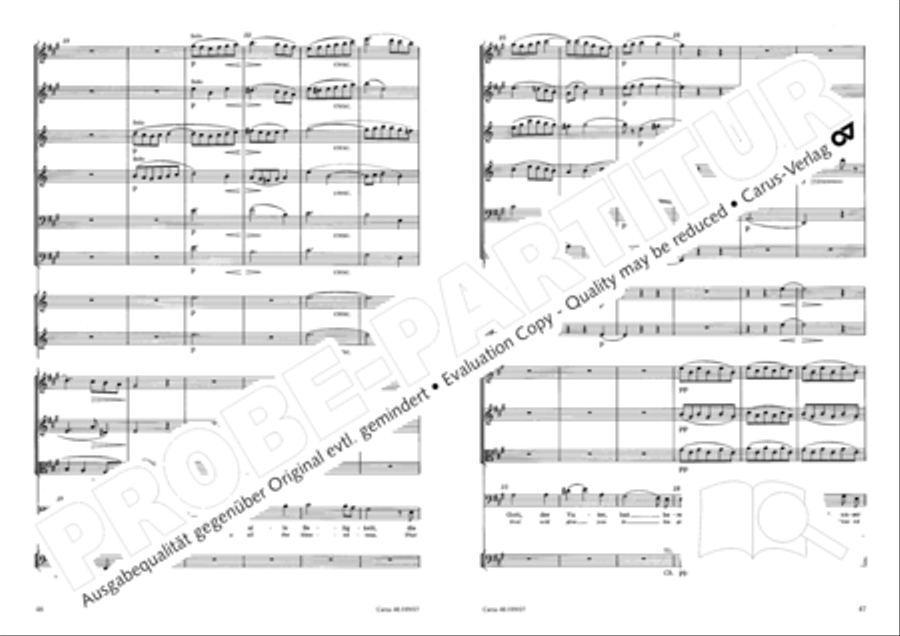 From heav'n on high (Vom Himmel hoch) SSATB scores gallery preview page 25