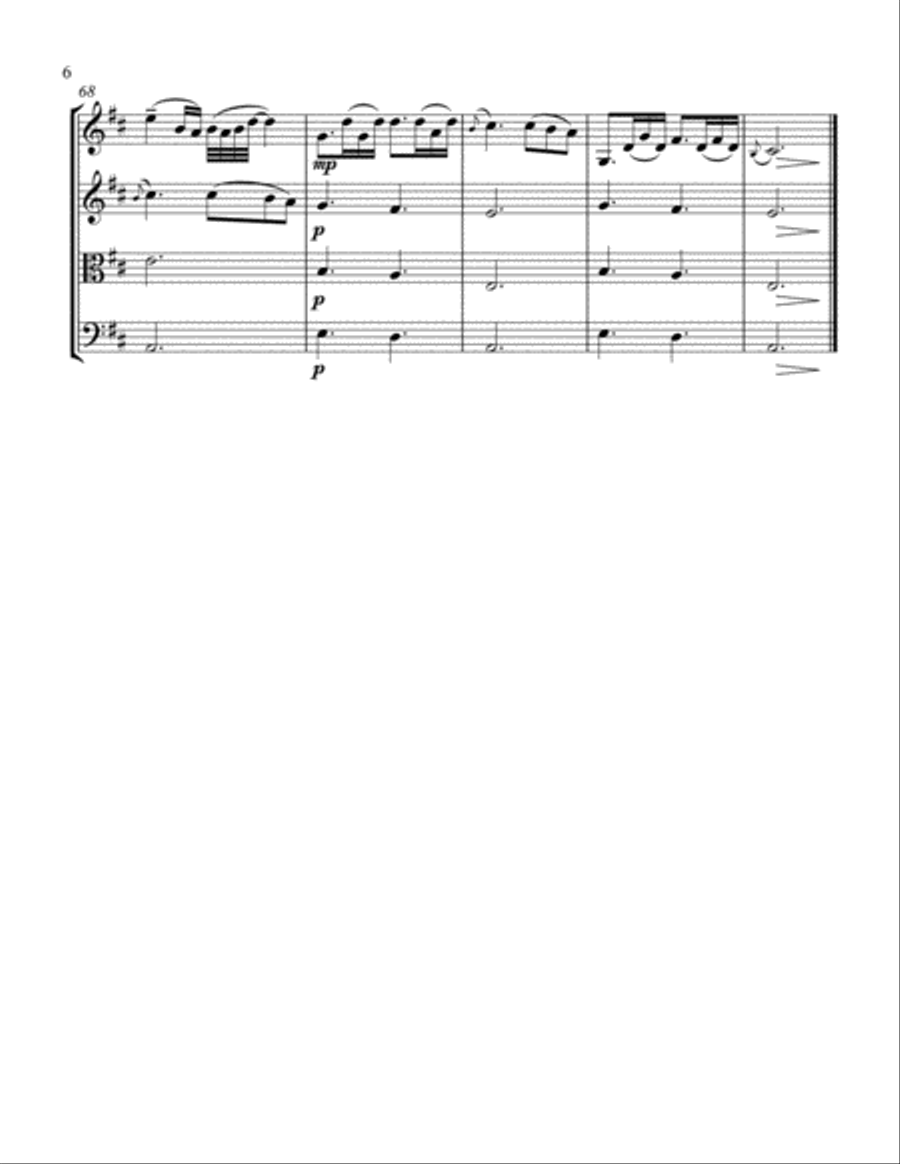Remedy String Quartet scores gallery preview page 6