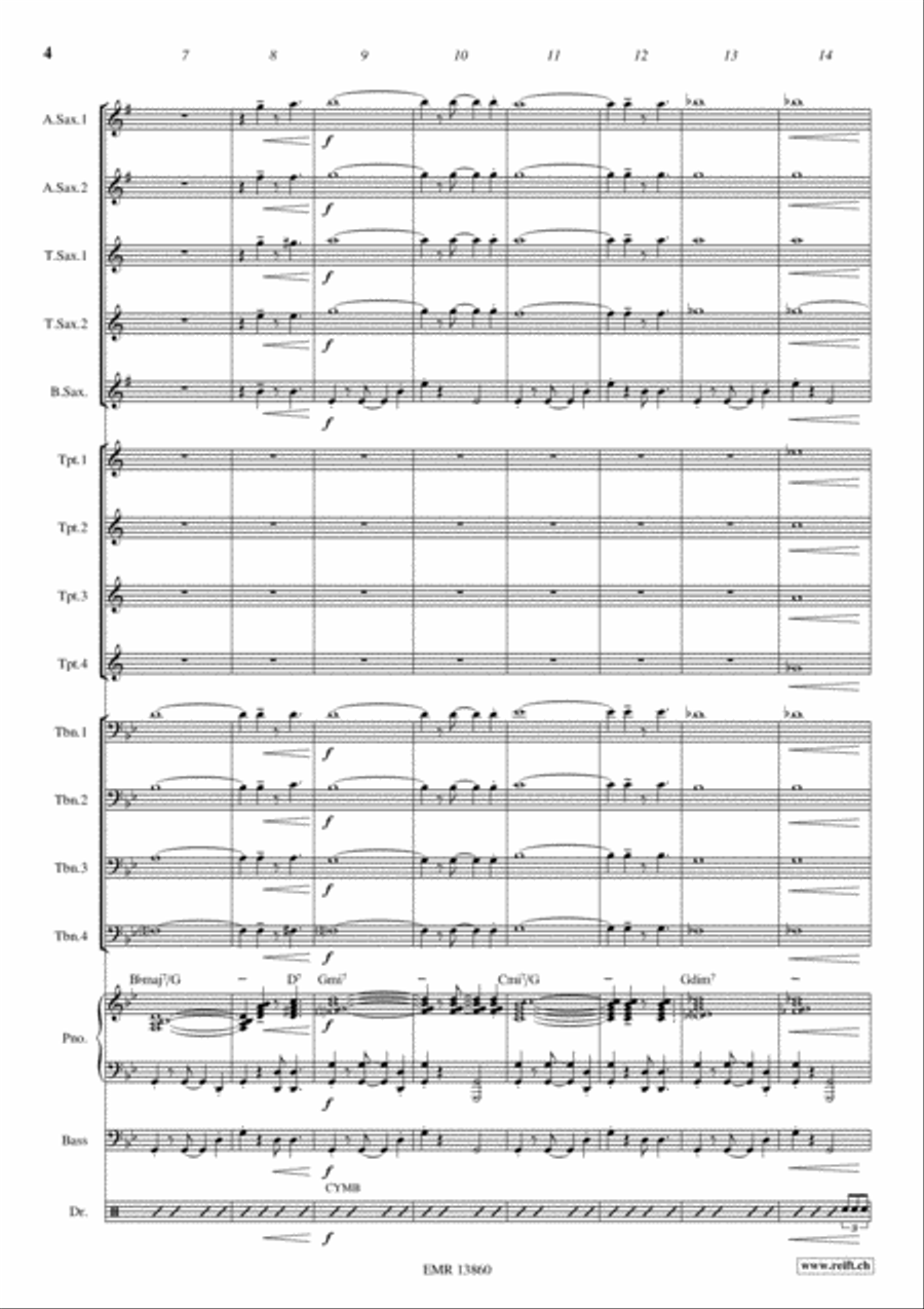 Zodiac Zodiac Big Band scores gallery preview page 5