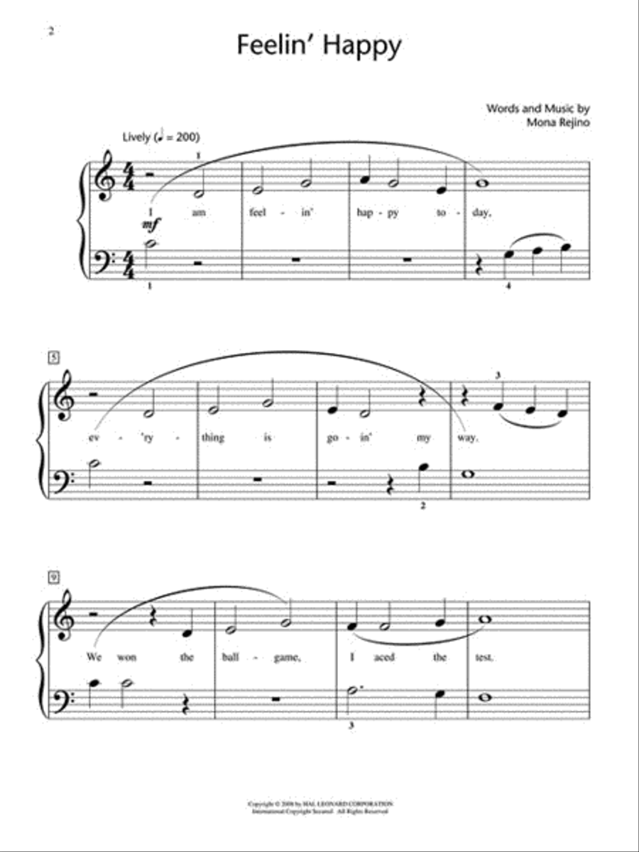 Feelin' Happy Feelin' Happy Piano Method scores gallery preview page 2