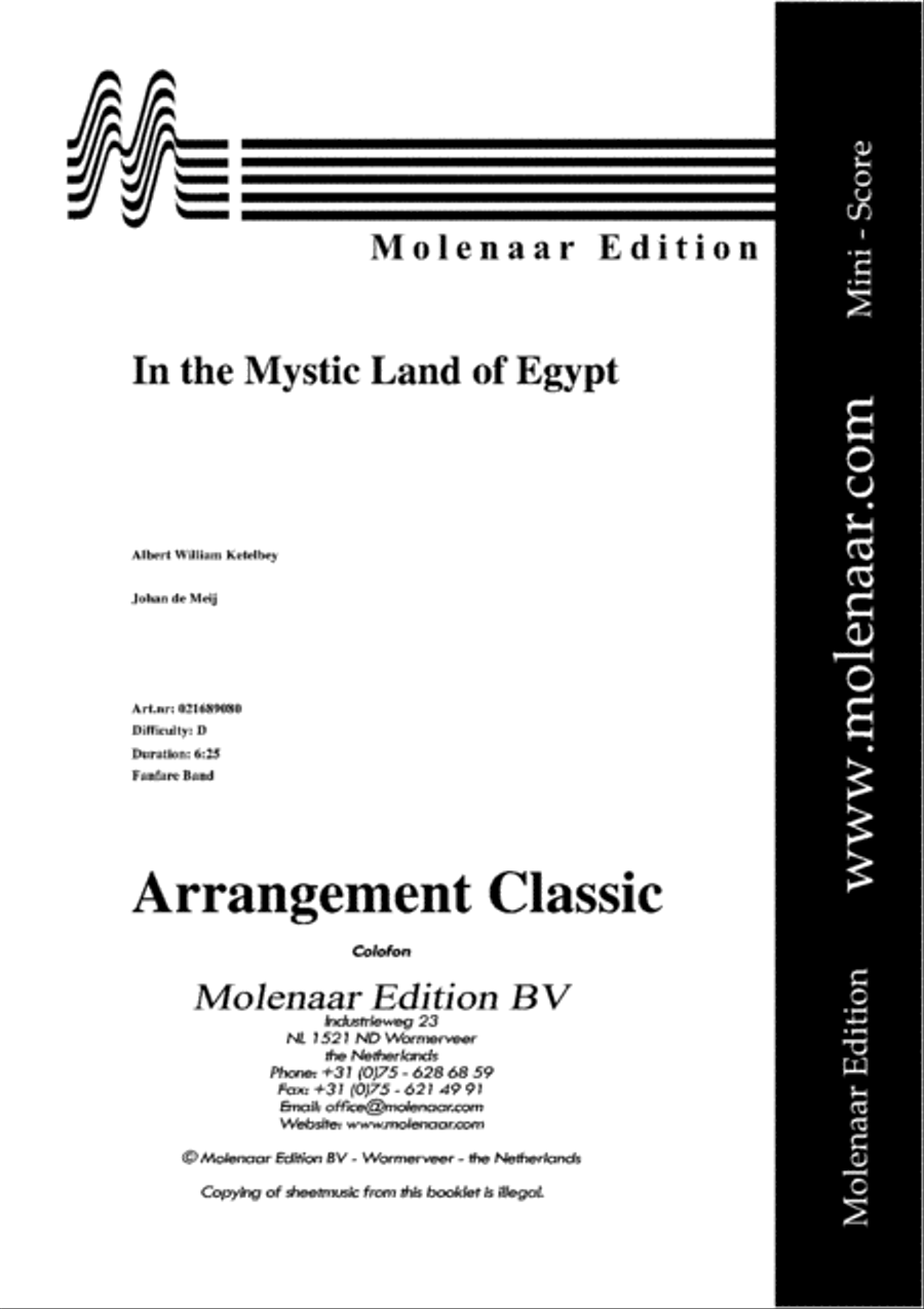 In the Mystic Land of Egypt Fanfare Band scores gallery preview page 2