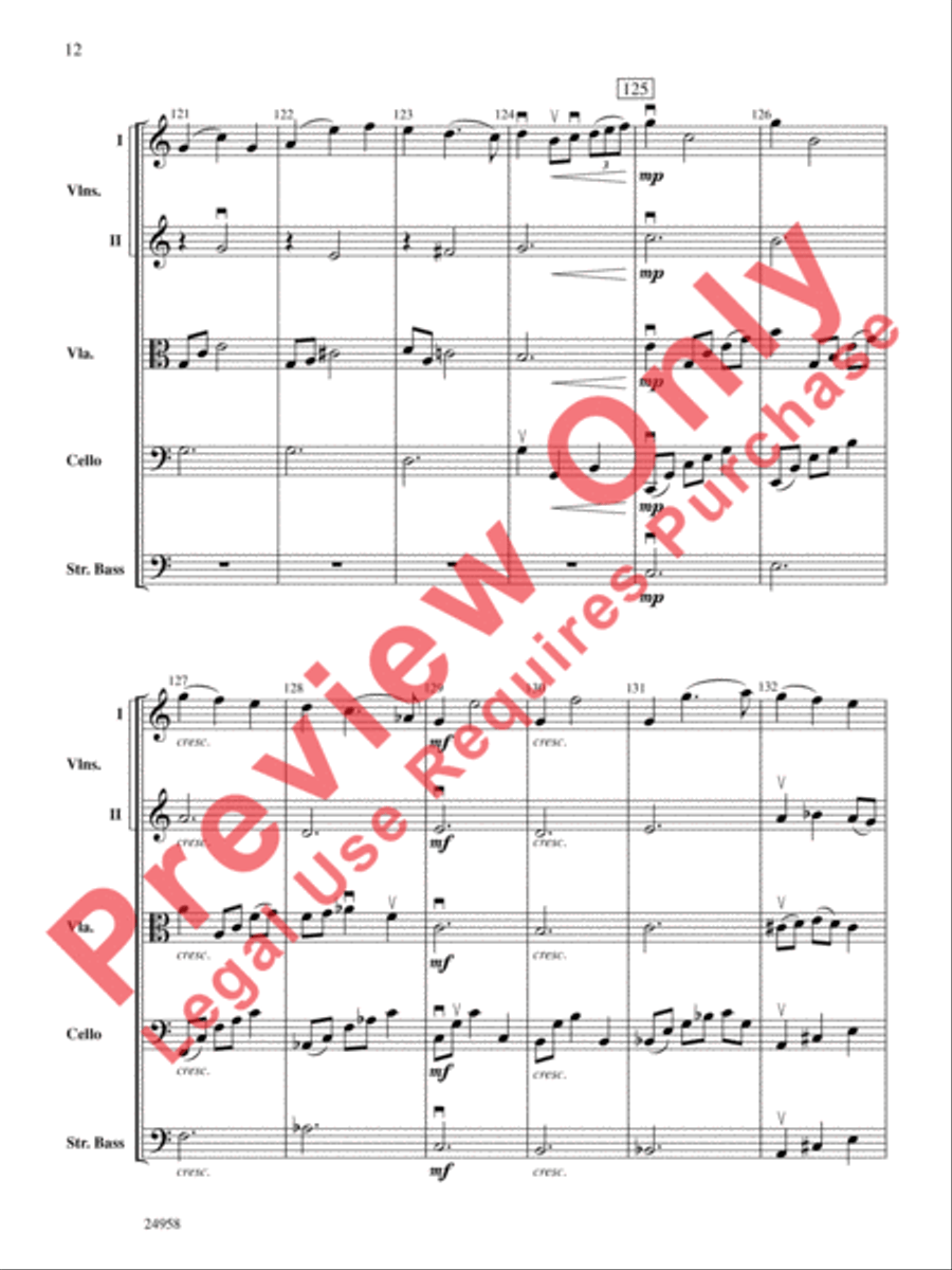 Dreams of a Midsummer Night String Orchestra scores gallery preview page 13