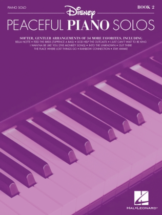 Book cover for Disney Peaceful Piano Solos – Book 2