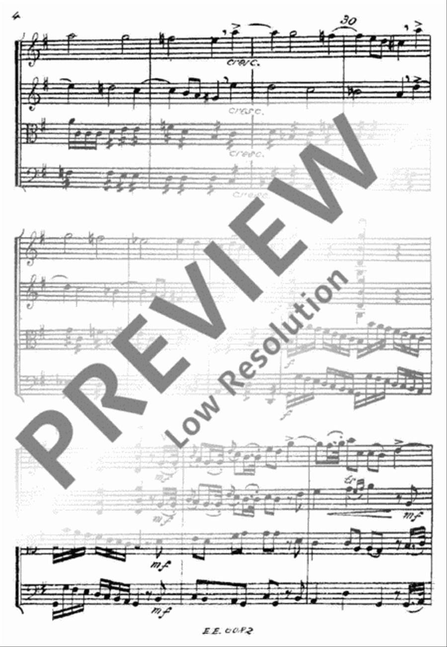 Sinfonia G major Orchestra scores gallery preview page 7