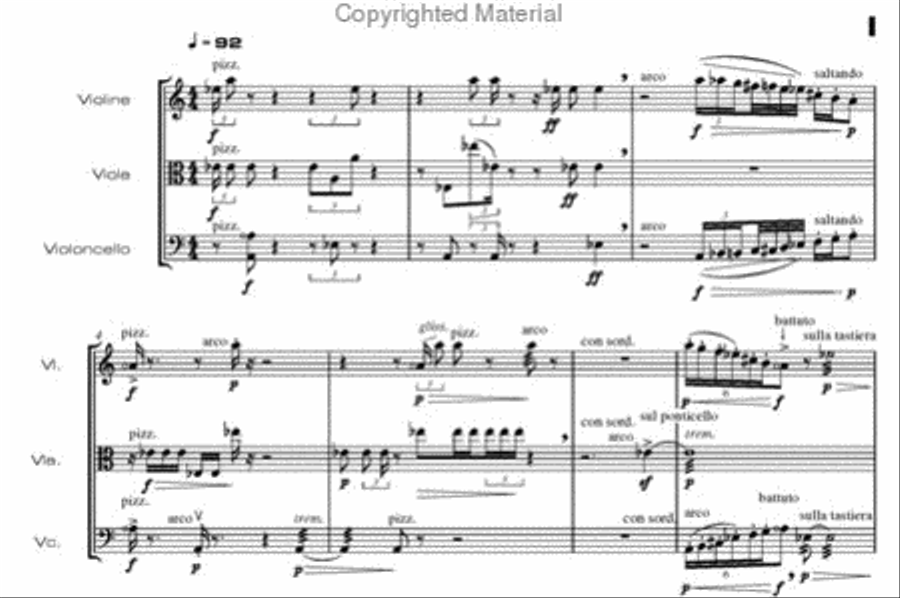 relatif à la sonorité String Trio scores gallery preview page 2