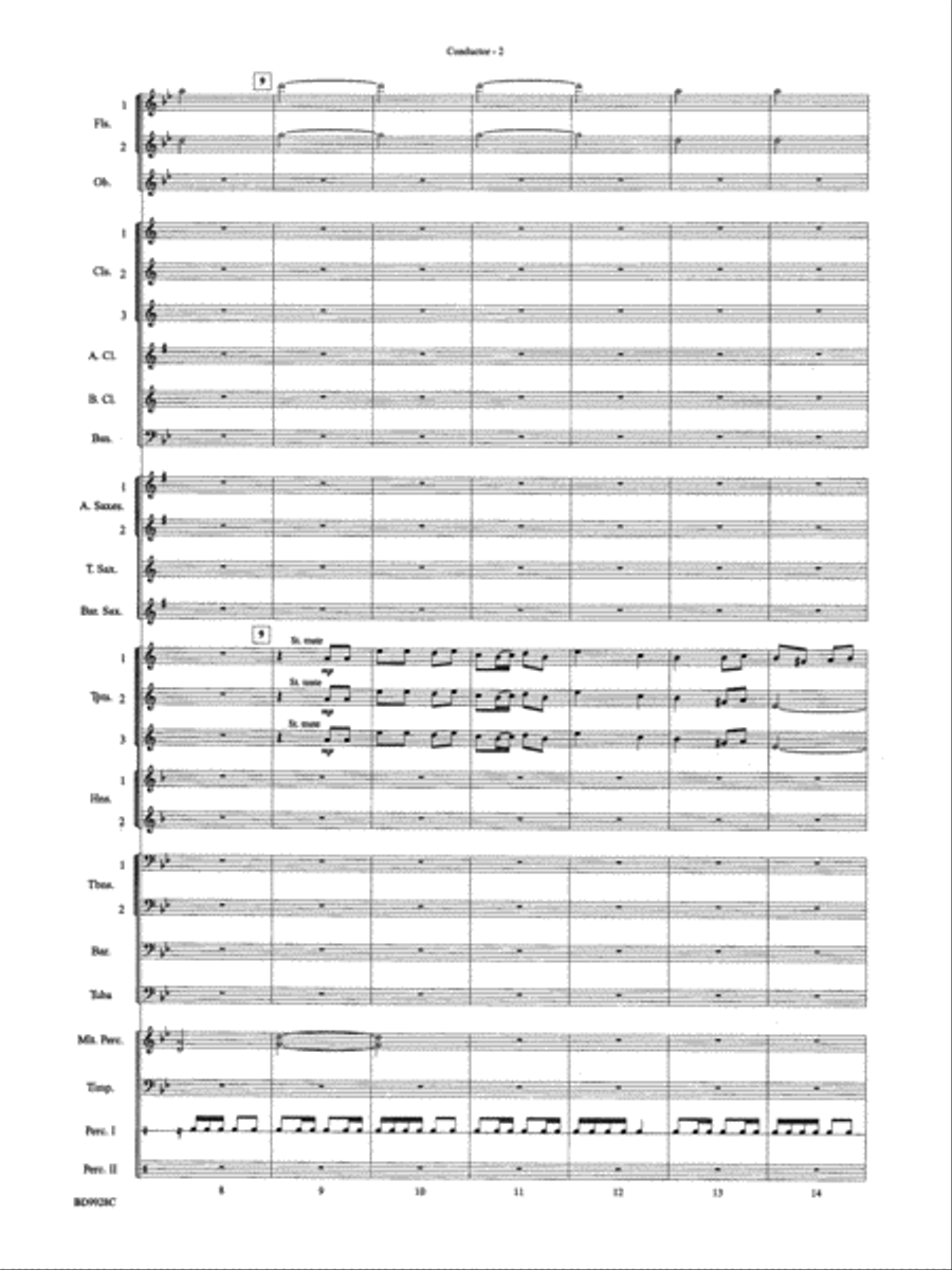 Patapan: Score Patapan: Score Concert Band scores gallery preview page 4