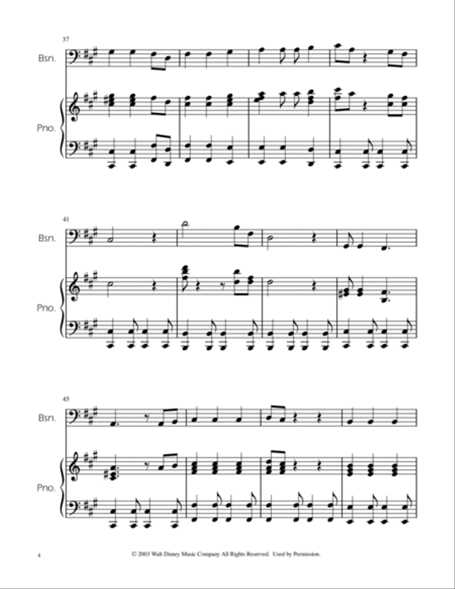 He's A Pirate Bassoon scores gallery preview page 4