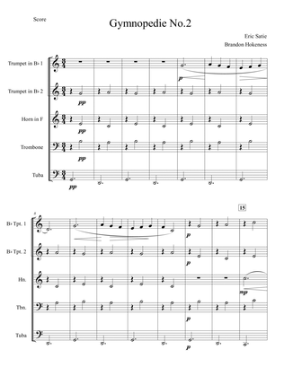 Gymnopedie No.2 - Brass Quintet