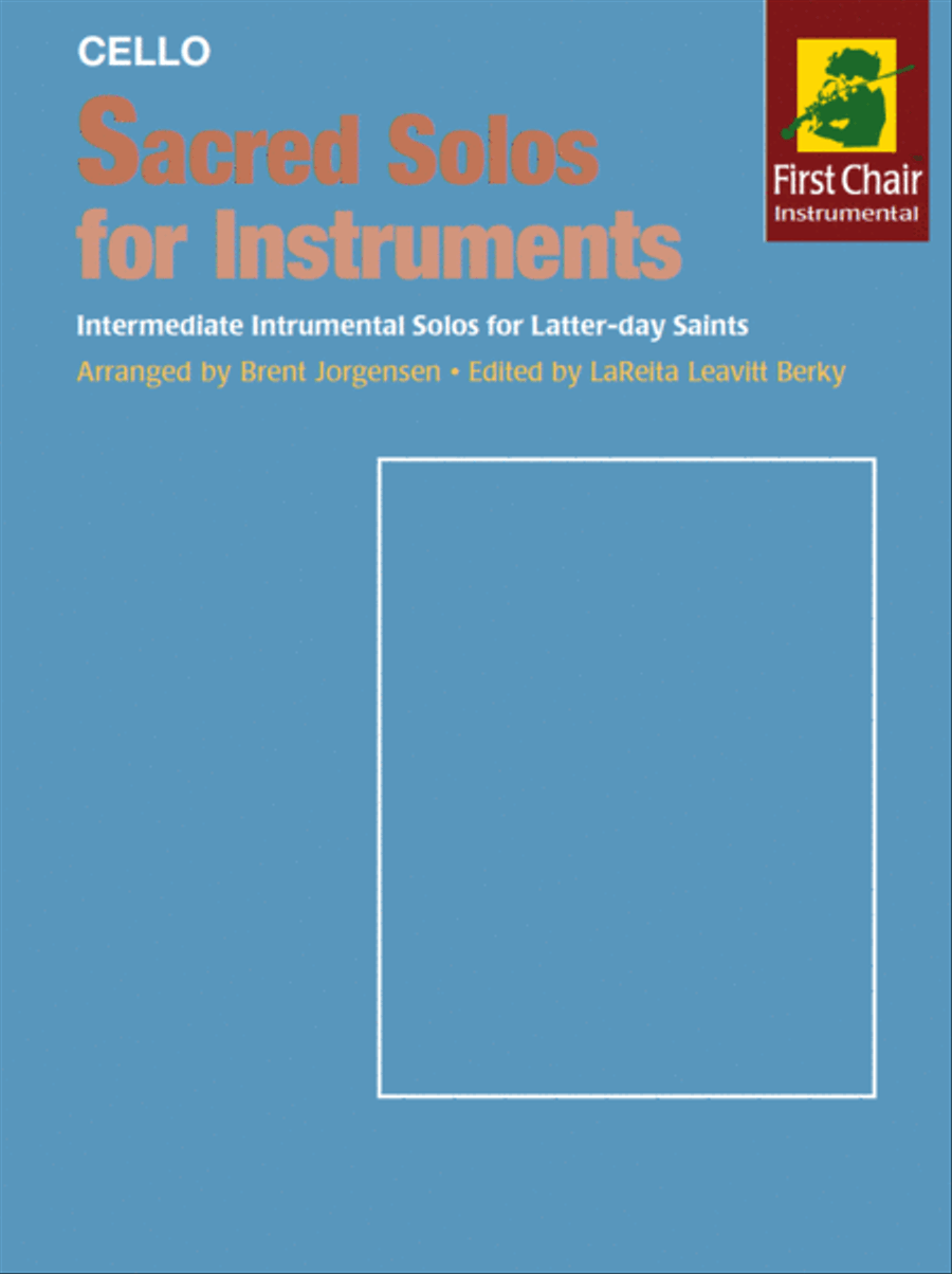 Sacred Solos for Instruments - Cello Choir scores gallery preview page 1
