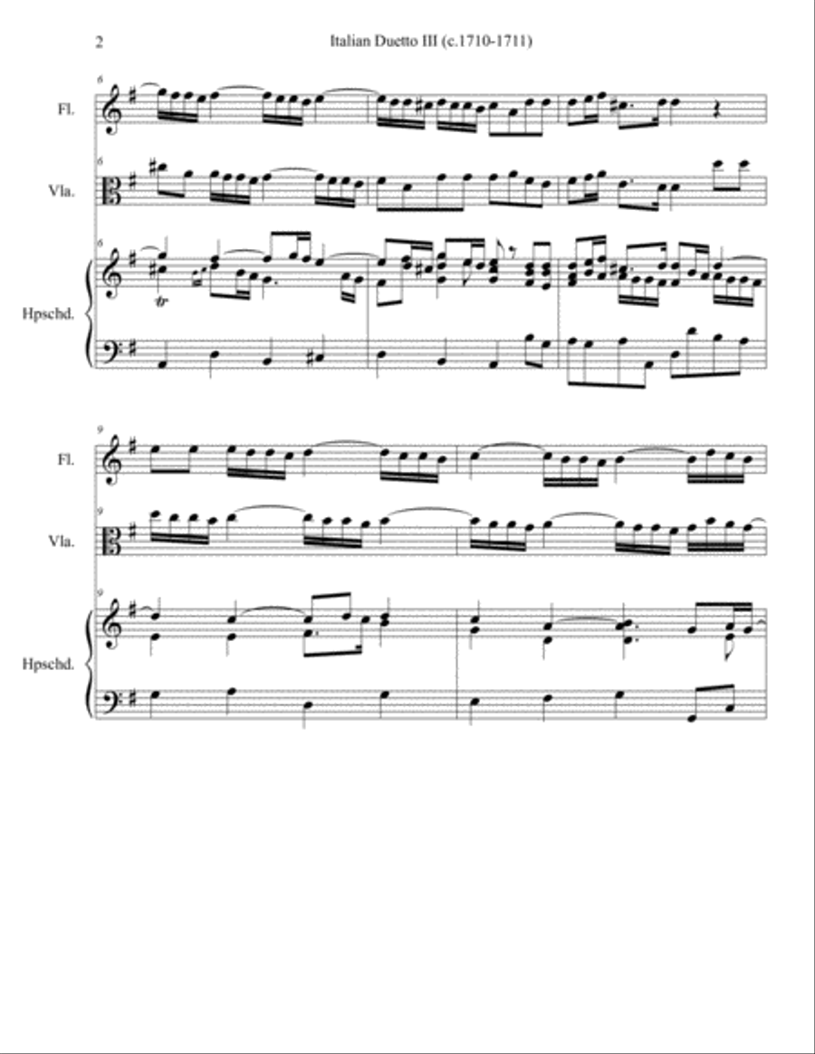 Italian Duetto 3 Small Ensemble scores gallery preview page 2