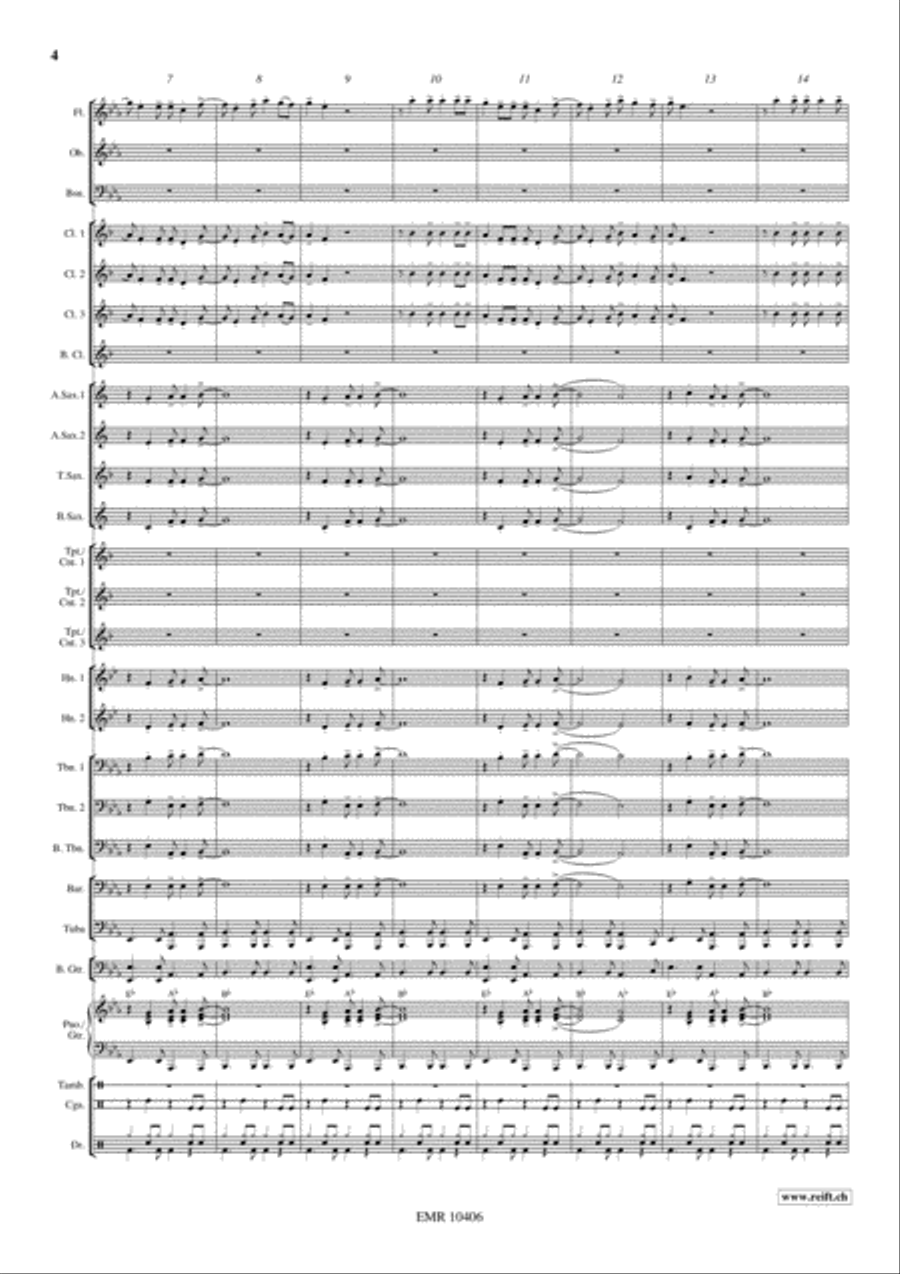 La Bamba Concert Band scores gallery preview page 5