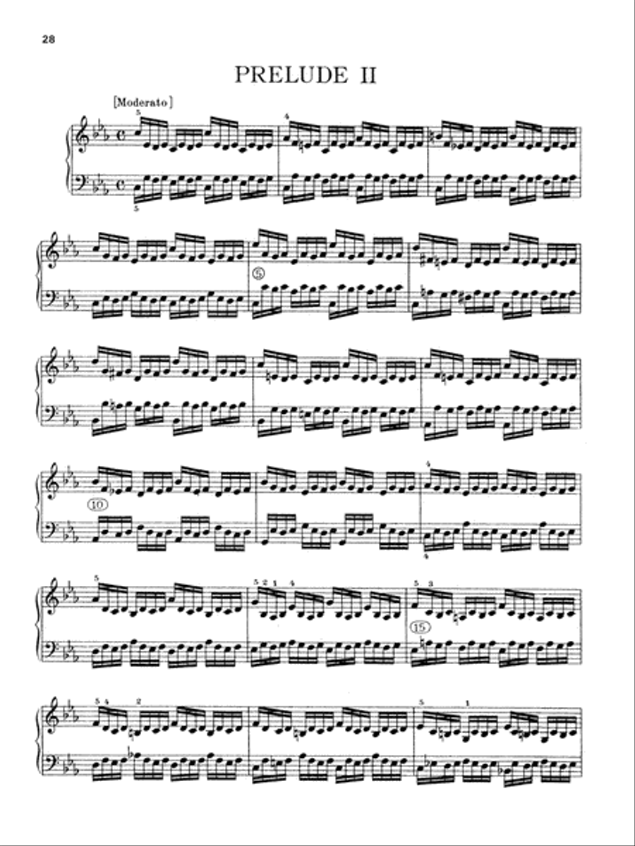 The Well-Tempered Clavier -- 48 Preludes and Fugues Book I Piano Solo scores gallery preview page 11