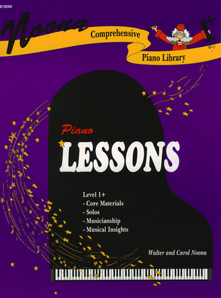 Book cover for Noona Comprehensive Piano Lessons Level 1+