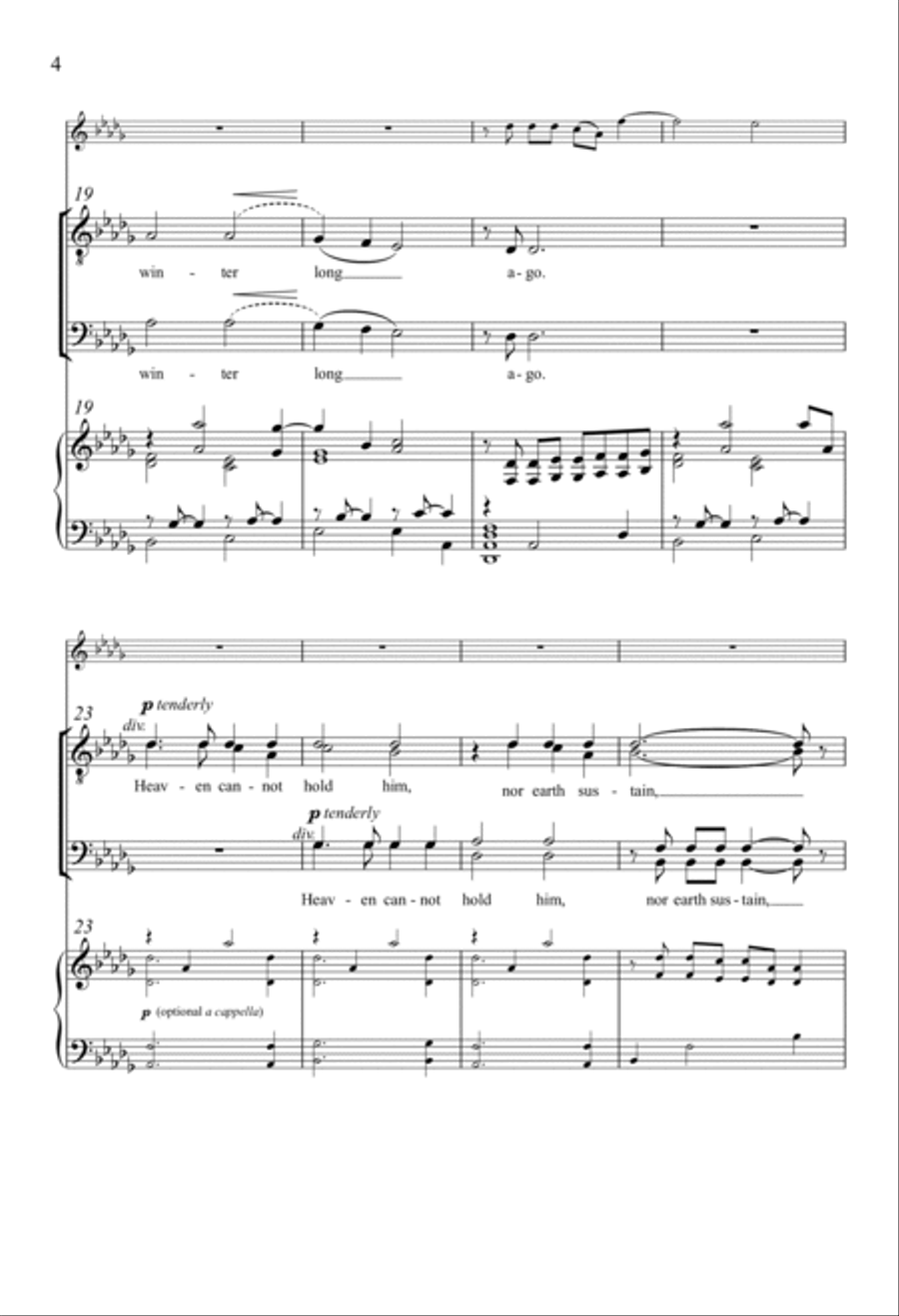 In The Bleak Midwinter In The Bleak Midwinter TTBB scores gallery preview page 3