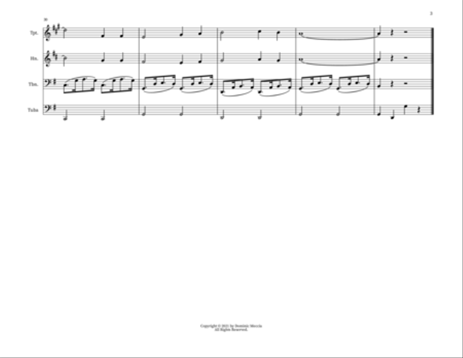 The Red River Valley The Red River Valley Small Ensemble scores gallery preview page 3