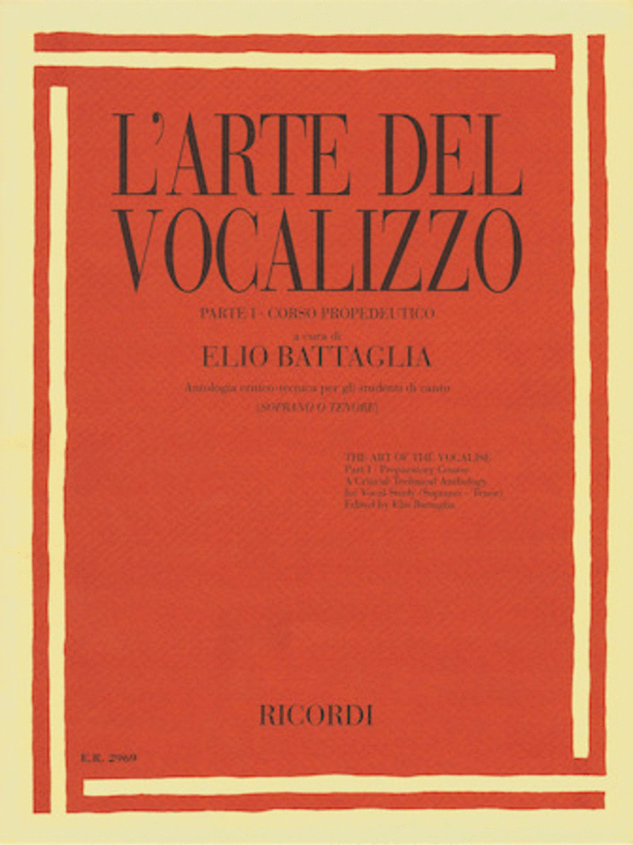 The Art of the Vocalise – Part III Collection / Songbook scores gallery preview page 1