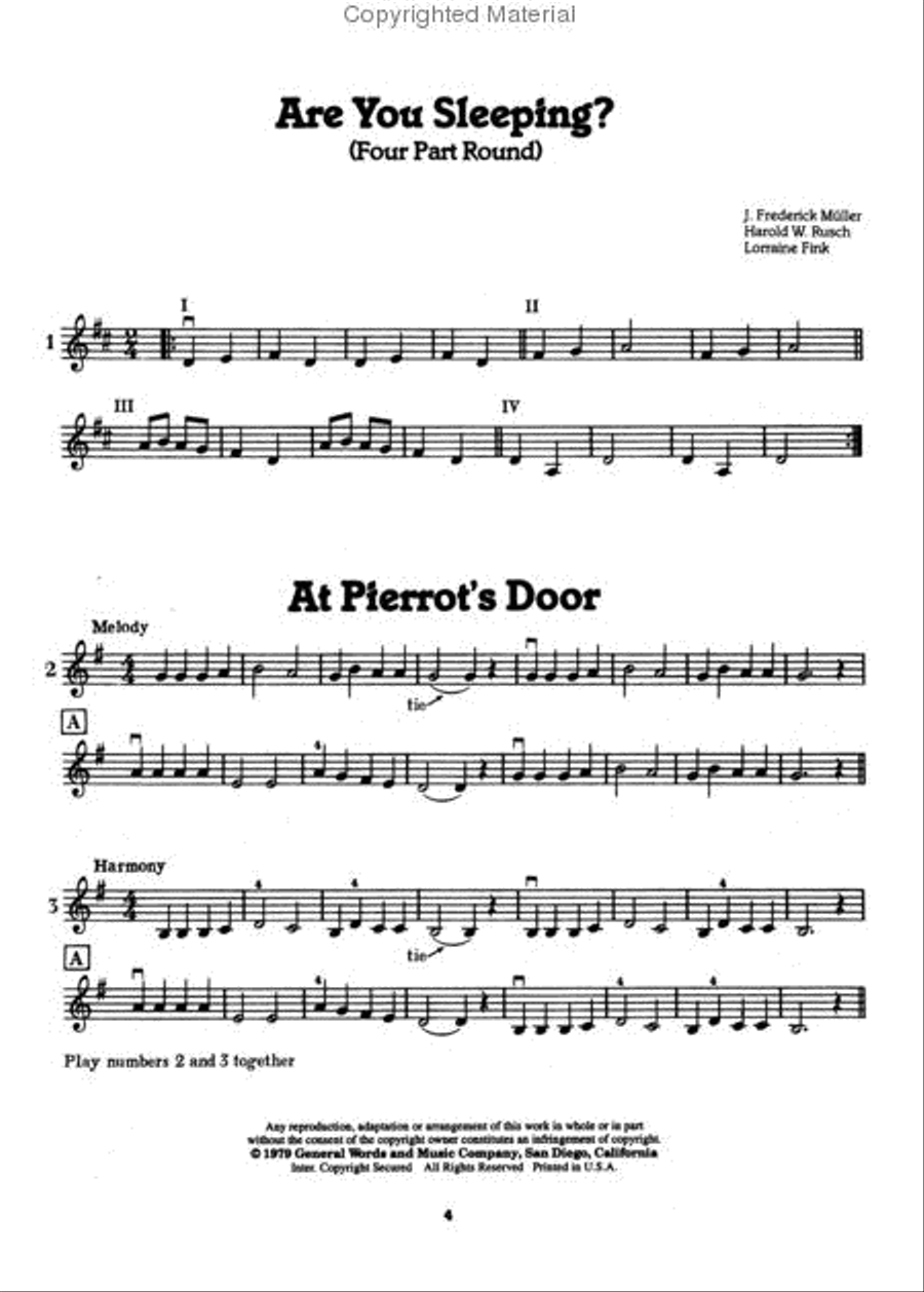 Quick Steps To Notereading, Vol 3 - Violin Chamber Orchestra scores gallery preview page 2