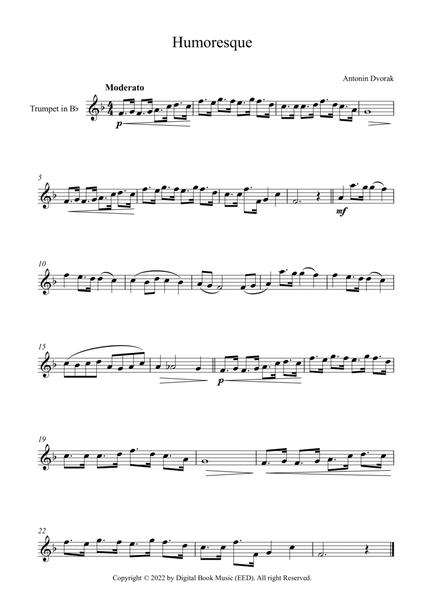 Humoresque - Antonin Dvorak (Trumpet)