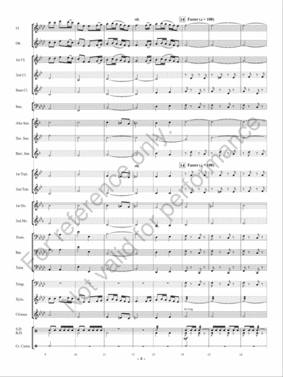 Shipshape And Bristol Fashion Concert Band scores gallery preview page 5