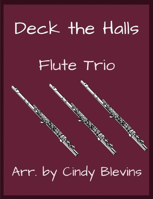 Book cover for Deck the Halls, for Flute Trio